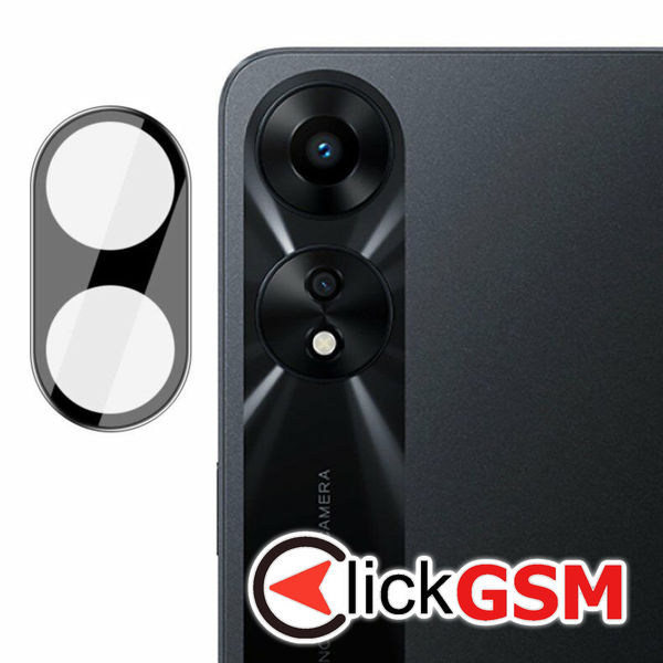 Techsuit - Full Camera Glass - Oppo A58 5G / A78 5G - Black