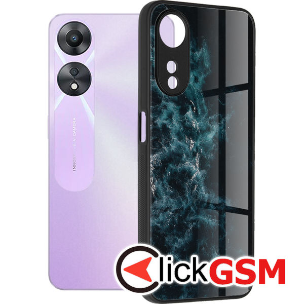 Techsuit - Glaze Series - Oppo A58 5G / A78 5G - Blue Nebula