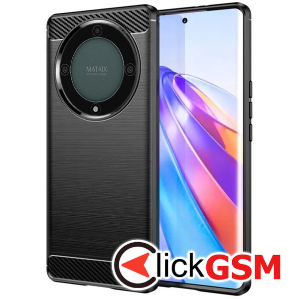 Techsuit - Carbon Silicone - Honor Magic5 Lite - Black