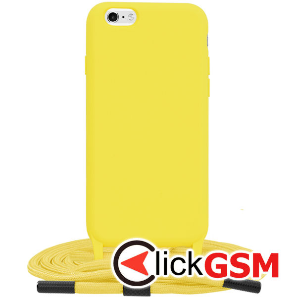 Techsuit - Crossbody Lanyard - iPhone 6 / 6S - Yellow