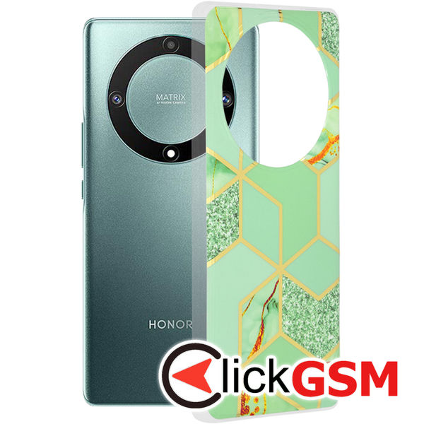 Techsuit - Marble Series - Honor Magic5 Lite - Green Hex