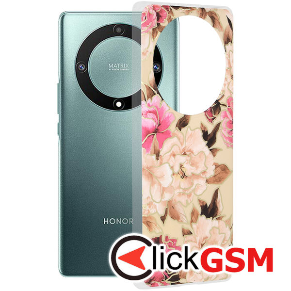 Techsuit - Marble Series - Honor Magic5 Lite - Mary Berry Nude