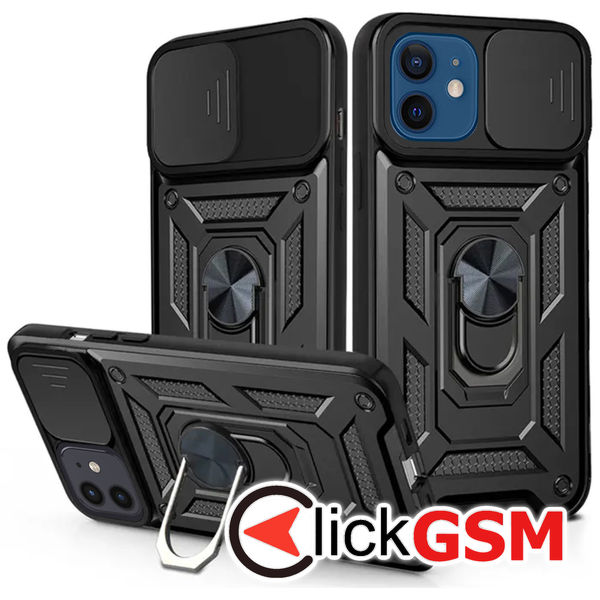 Techsuit - CamShield Series - iPhone 12 / 12 Pro - Black