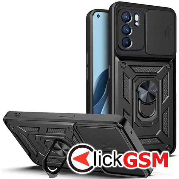 Techsuit - CamShield Series - Oppo Reno6 5G - Black