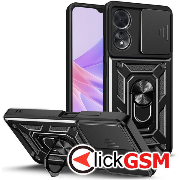 Techsuit - CamShield Series - Oppo A58 5G / A78 5G - Black