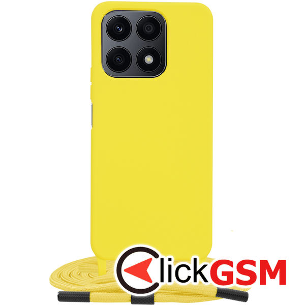 Techsuit - Crossbody Lanyard - Honor X8a - Yellow