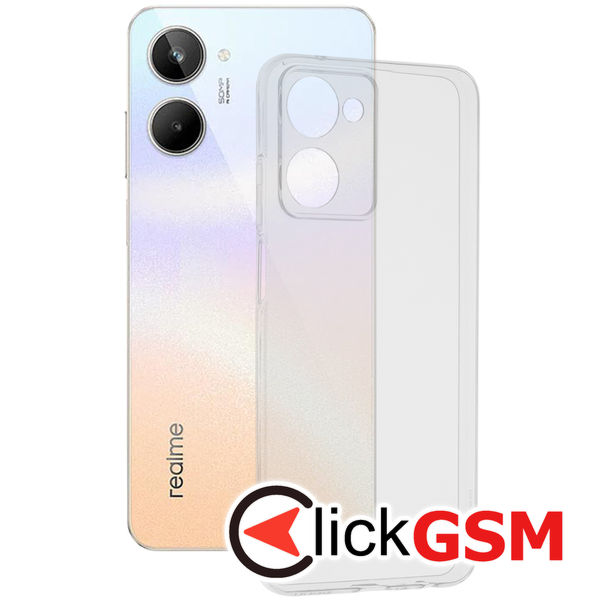 Techsuit - Clear Silicone - Realme 10 4G - Transparent