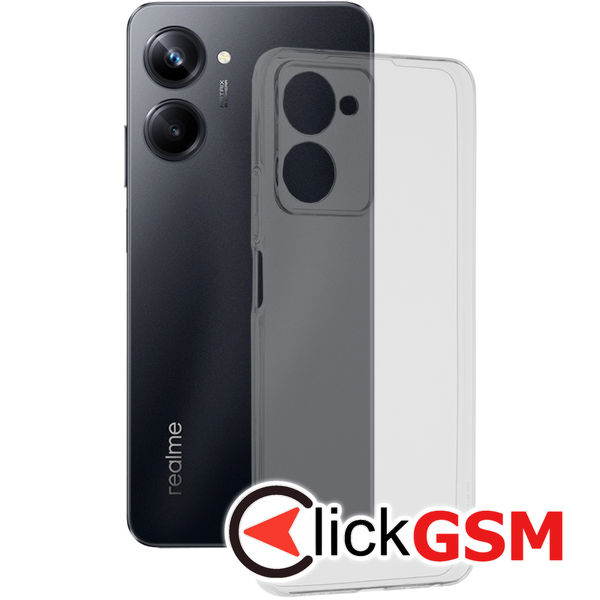 Techsuit - Clear Silicone - Realme 10 Pro - Transparent