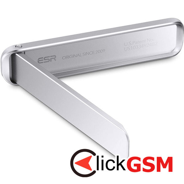 ESR - Desk Holder Boost Kickstand - Adjustable Angle, Vertical and Horizontal Stand, for Phones - Silver