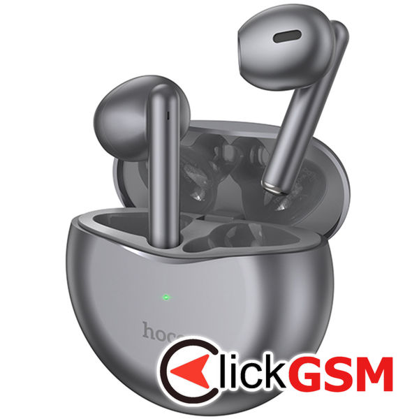 Hoco - Wireless Earbuds (EW14) - TWS with Bluetooth 5.3 - Metal Gray