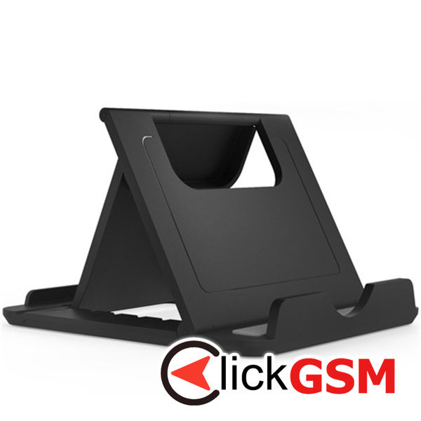 Techsuit - Desk Holder (HOLD002) - FoldStand for Phone and Tablet 10 - Black