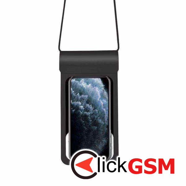 Techsuit - Waterproof Case (TWC1) - for Phones with max. 6.8", IPX8, 30m - Black