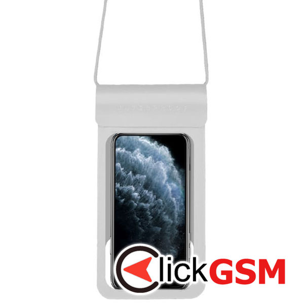 Techsuit - Waterproof Case (TWC1) - for Phones with max. 6.8", IPX8, 30m - Silver