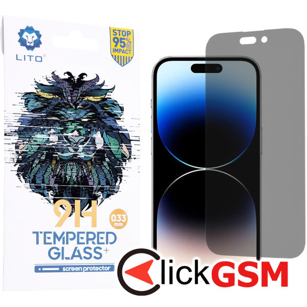 Lito - 2.5D Classic Glass - iPhone 14 Pro - Privacy