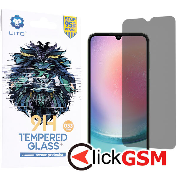 Lito - 2.5D Classic Glass - Samsung Galaxy A24 - Privacy
