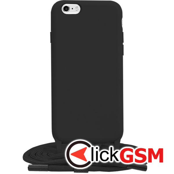 Techsuit - Crossbody Lanyard - iPhone 6/ 6S - Black