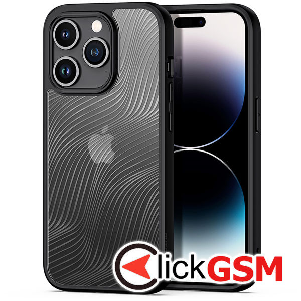 Husa de protectie Dux Ducis Aimo Series compatibil cu iPhone 15 Pro - Negru