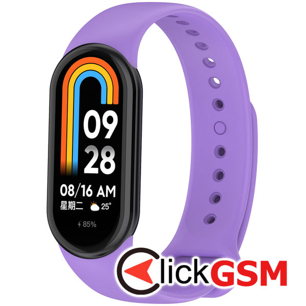 Techsuit - Watchband (W014) - Xiaomi Mi Band 8 / 8 NFC - Light Purple