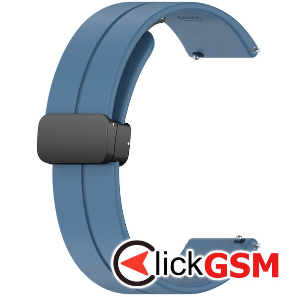 Techsuit - Watchband 20mm (W011) - Samsung Galaxy Watch 4/5/Active 2, Huawei Watch GT 3 (42mm)/GT 3 Pro (43mm) - Blue