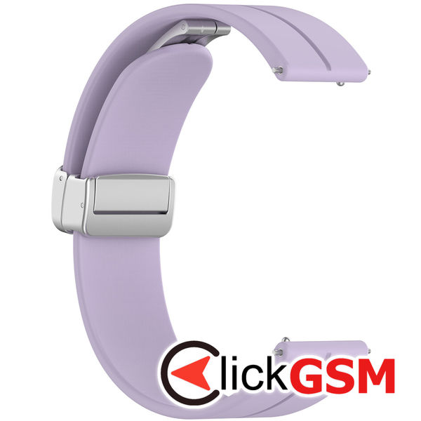 Techsuit - Watchband 20mm (W011) - Samsung Galaxy Watch 4/5/Active 2, Huawei Watch GT 3 (42mm)/GT 3 Pro (43mm) - Purple