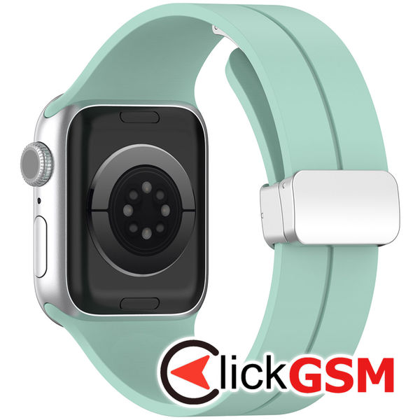 Techsuit - Watchband (W011) - Apple Watch 1/2/3/4/5/6/7/8/9/SE/SE 2 (38/40/41mm) - Teal Green