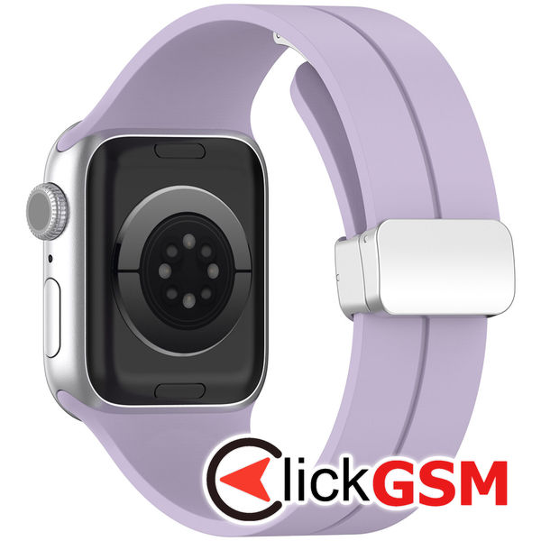 Techsuit - Watchband (W011) - Apple Watch 1/2/3/4/5/6/7/8/9/SE/SE 2/Ultra/Ultra 2 (42/44/45/49mm) - Purple