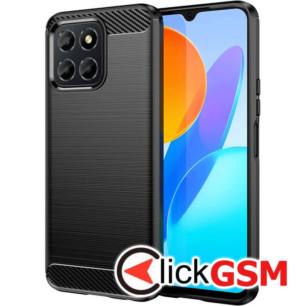 Techsuit - Carbon Silicone - Honor X6 / X8 5G / 70 Lite - Black