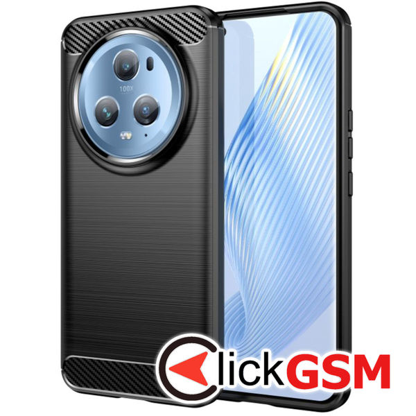 Techsuit - Carbon Silicone - Honor Magic5 Pro - Black