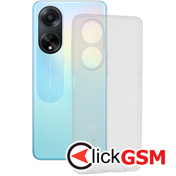 Techsuit - Clear Silicone - Oppo A98 5G - Transparent