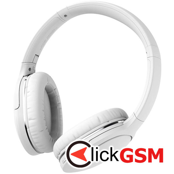 Baseus - Wireless Headphones Encok D02 Pro (NGTD010302) - Over Ear Design, Noise Reduction, Bluetooth V5.3 - White