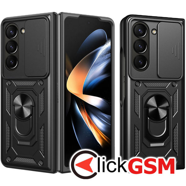 Husa Techsuit CamShield Series compatibila cu Samsung Galaxy Z Fold 5 - Negru