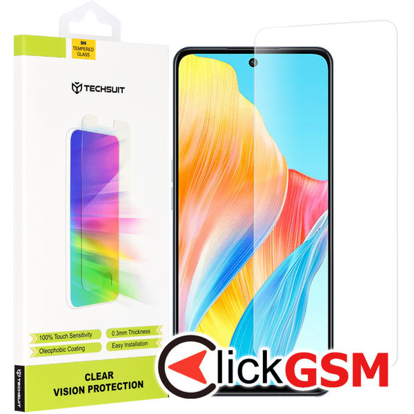 Techsuit - Clear Vision Glass - Oppo A98 5G / A79 5G / A58 4G / OnePlus Nord N30 SE - Transparent