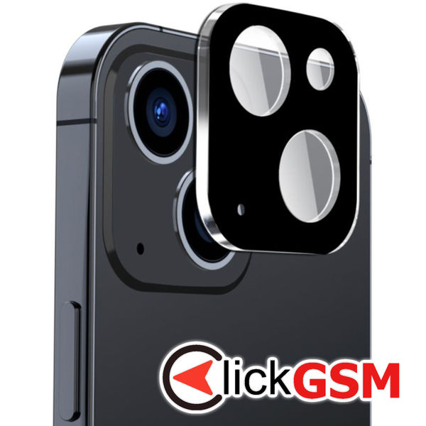 Techsuit - Full Camera Glass - iPhone 15 / 15 Plus - Black