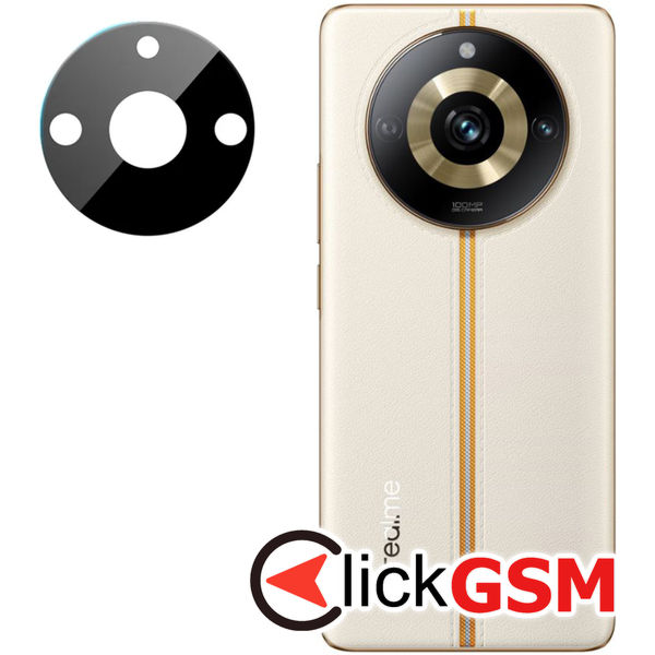 Techsuit - Full Camera Glass - Realme 11 Pro / 11 Pro+ - Black