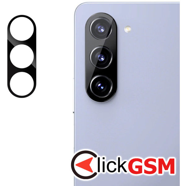 Folie de protectie Techsuit Full Camera Glass pentru Samsung Galaxy Z Fold 5 - Negru