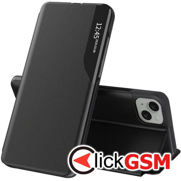 Husa de protectie Techsuit eFold Series compatibil cu iPhone 15 Plus - Negru