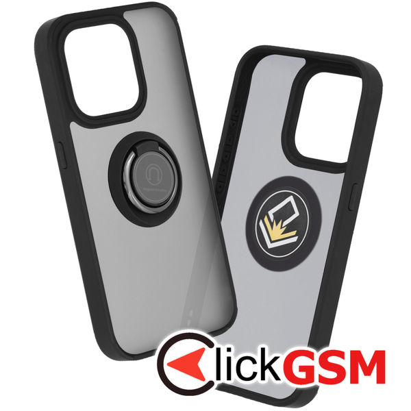 Husa de protectie Techsuit Glinth Series compatibil cu iPhone 15 Pro - Negru