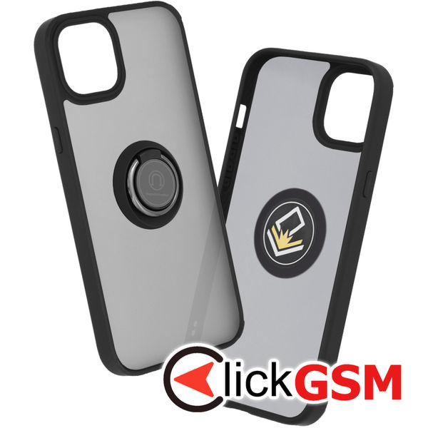 Husa de protectie Techsuit Glinth Series compatibil cu iPhone 15 Plus - Negru