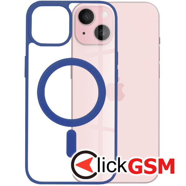 Husa de protectie Techsuit MagSafe Pro compatibil cu iPhone 15 - Albastru