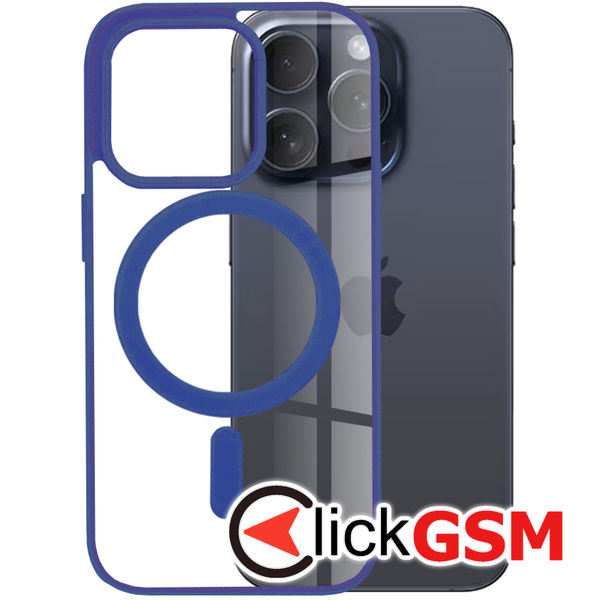 Husa de protectie Techsuit MagSafe Pro compatibil cu iPhone 15 Pro - Albastru