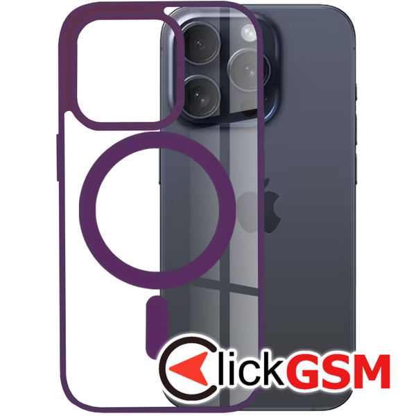 Husa de protectie Techsuit MagSafe Pro compatibil cu iPhone 15 Pro - Mov