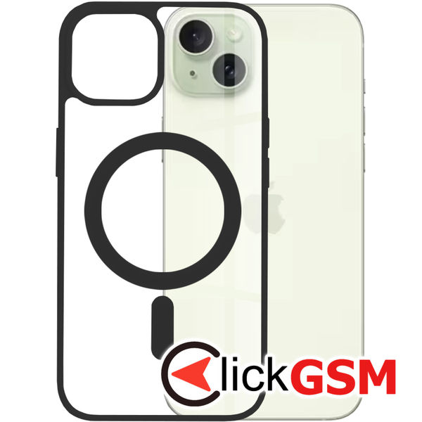 Husa de protectie Techsuit MagSafe Pro compatibil cu iPhone 15 Plus - Negru