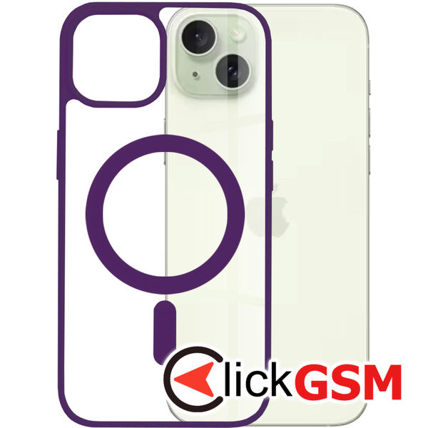 Husa de protectie Techsuit MagSafe Pro compatibil cu iPhone 15 Plus - Mov