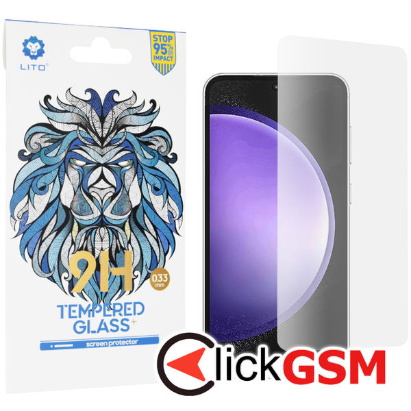 Lito - 2.5D Classic Glass - Samsung Galaxy S23 FE - Clear