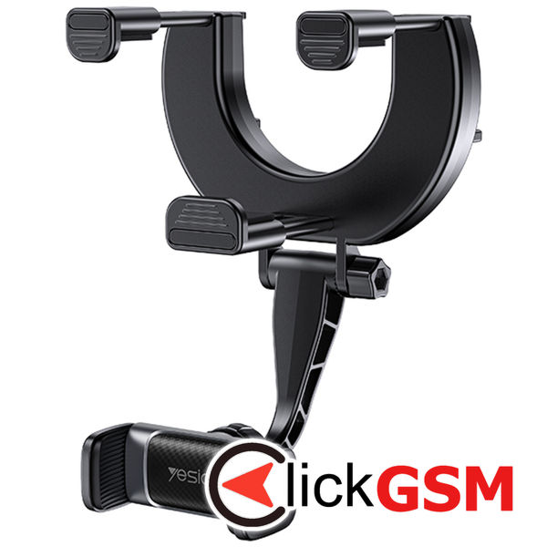 Yesido - Car Holder (C193) - for Rearview Mirror, Adjustable Angle - Black