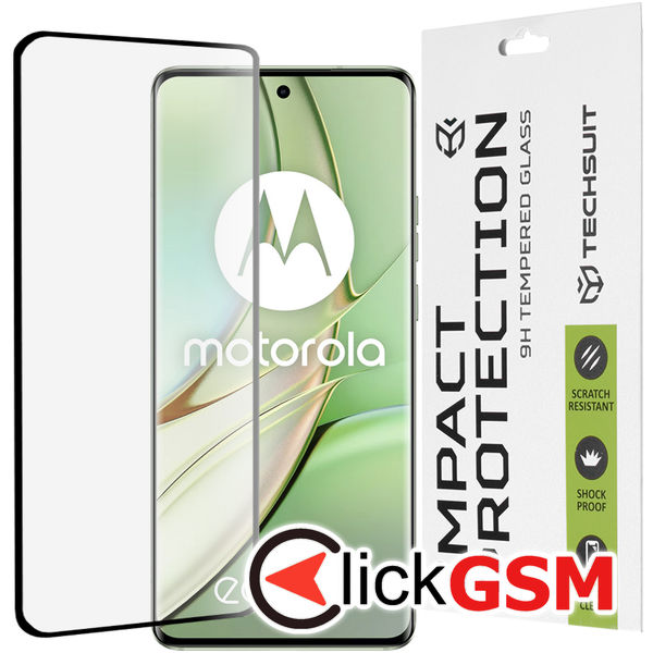 Folie Sticla Securizata Techsuit 111D Full Glue Glass pentru Motorola Edge 40 Black