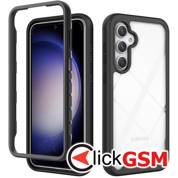 Techsuit - Defense360 Pro + Screen Protector - Samsung Galaxy S23 FE - Black