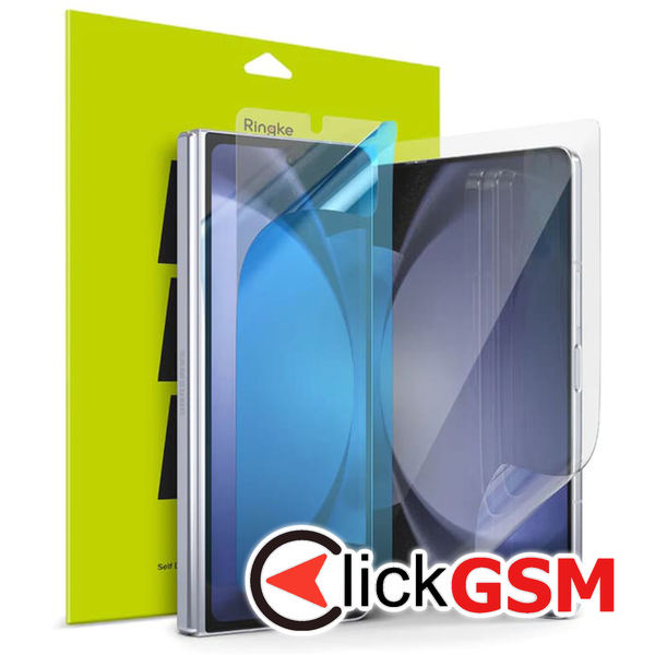 Folie de protectie ecran Ringke Dual Easy Full (2 pack) pentru Samsung Galaxy Z Fold 5 - Transparent