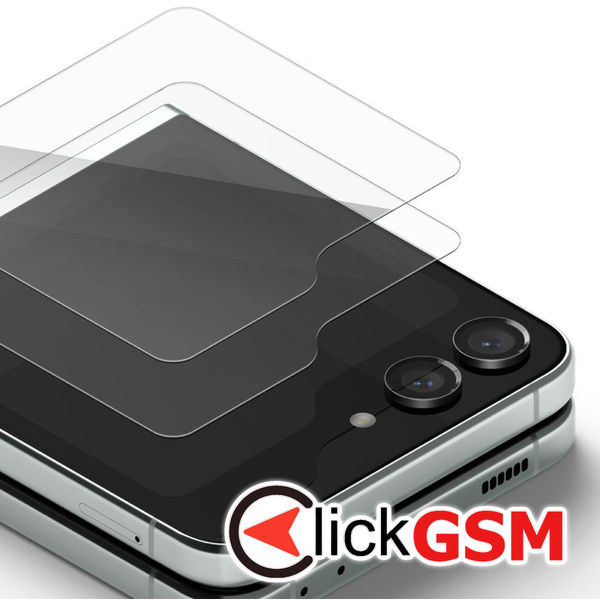 Ringke - Cover Display Tempered Glass (2 pack) - Samsung Galaxy Z Flip5 - Clear