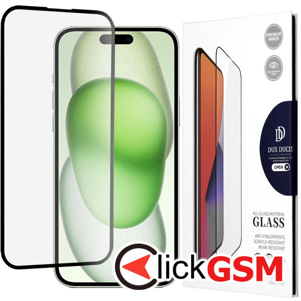 Dux Ducis - Tempered Glass - iPhone 15 Plus - Black